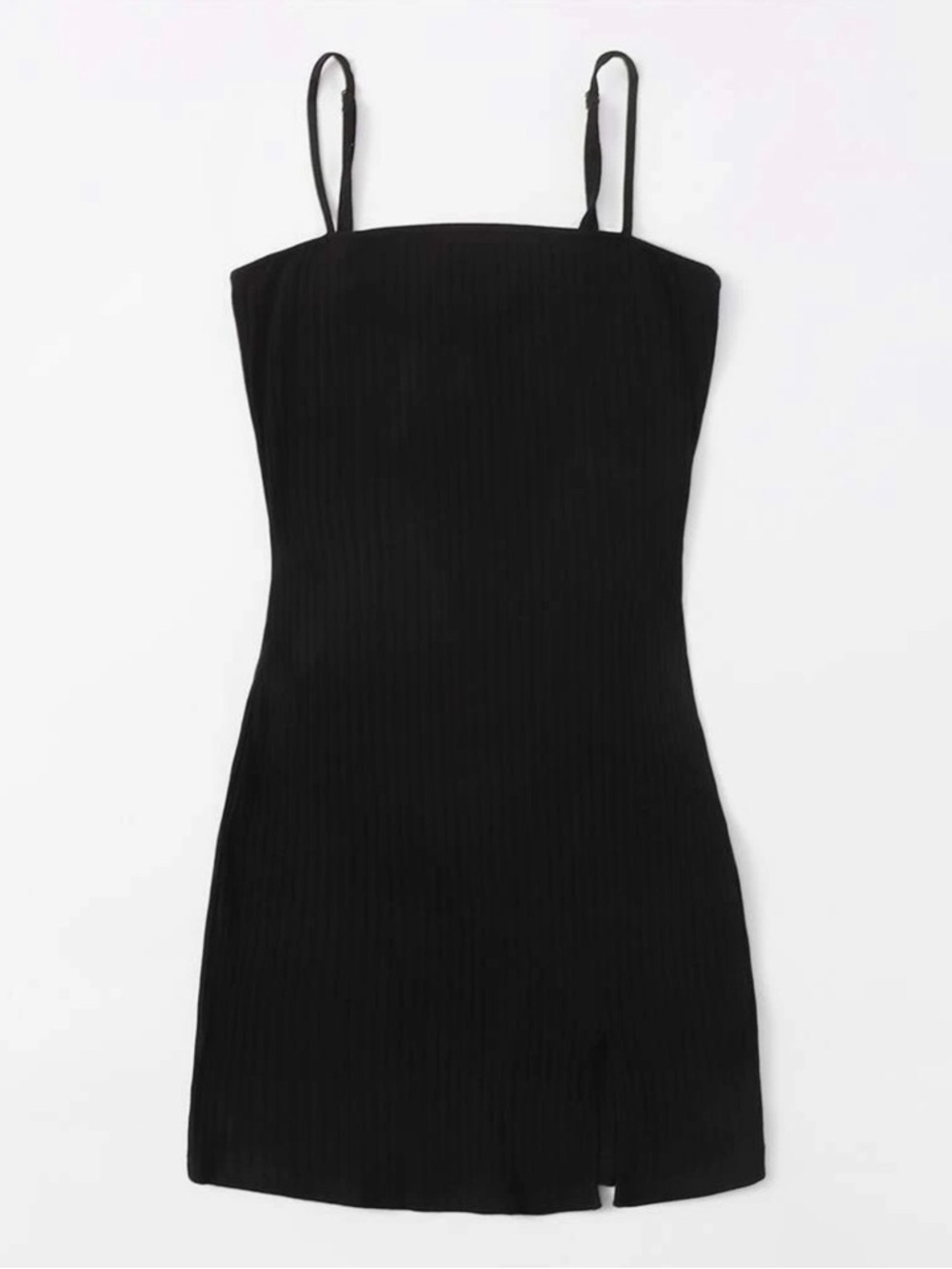 SHEIN Black Spaghetti Strap Mini Bodycon Dress - Picture 4 of 8